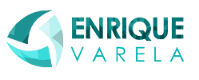 logotipo de Enrique Varela en formato diseñado exclusivamente para el pie de página web